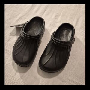 Safe T Step black clogs women's 5 Men's 3 black New in box